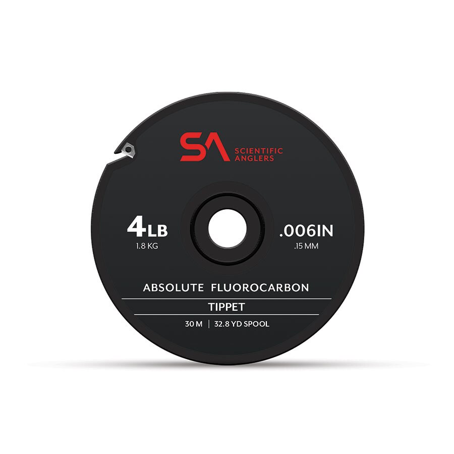 Scientific Anglers Absolute Fluorocarbon Tippet 30M in Clear